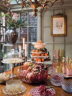 New Kartell Assiettes à dessert avec motif texturé Jellies, 4 pièces Jaune pâle