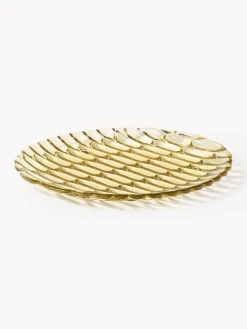 New Kartell Assiettes à dessert avec motif texturé Jellies, 4 pièces Jaune pâle
