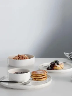 Best ASA Selection Assiettes à dessert en porcelaine Fine Bone China Oco, 6 pièces