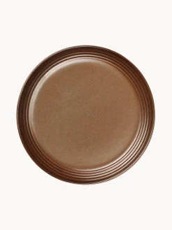 Sale ASA Selection Assiettes à dessert en porcelaine Demir, 6 pièces Brun