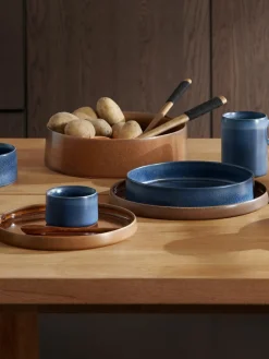 Sale ASA Selection Assiettes à dessert en porcelaine Demir, 6 pièces Brun