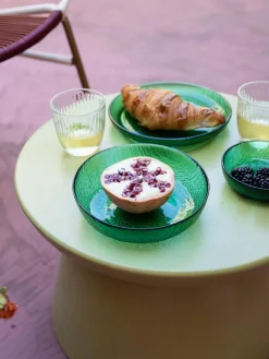 Online HKLIVING Assiettes à dessert en verre The Emeralds, 2 pièces