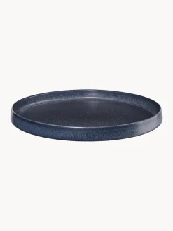 Sale ASA Selection Assiettes à dessert émaillées Gobi, 6 pièces Gris-bleu