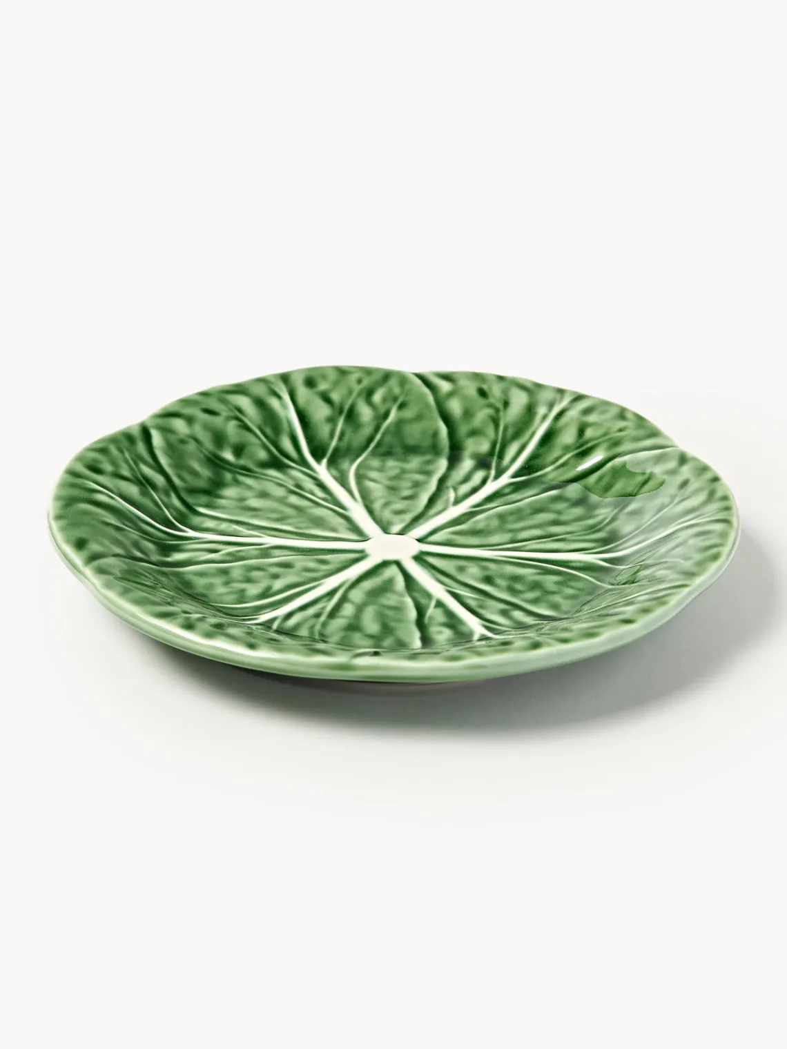 Online BORDALLO PINHEIRO Assiettes à dessert peintes à la main Cabbage, 4 pièces