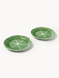Online BORDALLO PINHEIRO Assiettes à dessert peintes à la main Cabbage, 4 pièces