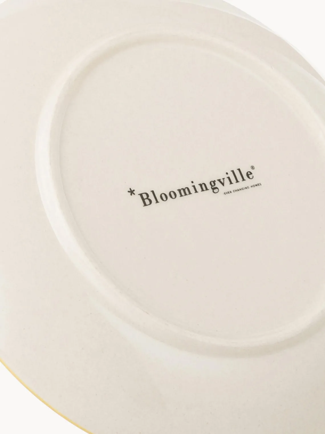 Fashion Bloomingville Assiettes à pain peintes à la main Holly, 3 élém.