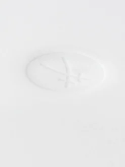 New Meissen Assiettes creuses artisanales en porcelaine Vitruv, 2 pièces Blanc