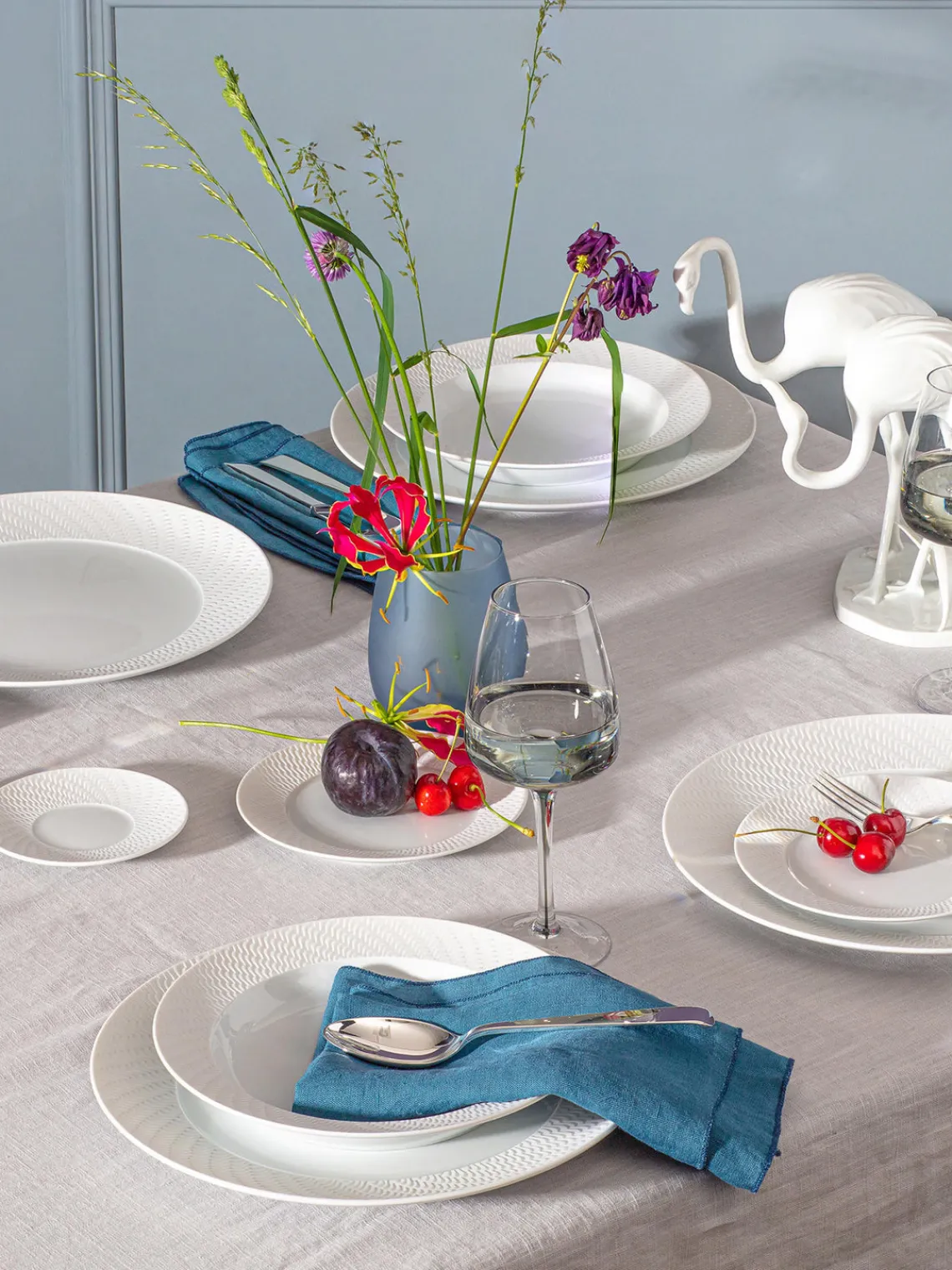 Clearance Meissen Assiettes creuses artisanales en porcelaine No. 41, 2 pièces
