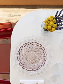 Online Kartell Assiettes creuses avec motif texturé Jellies, 4 pièces Rose pâle