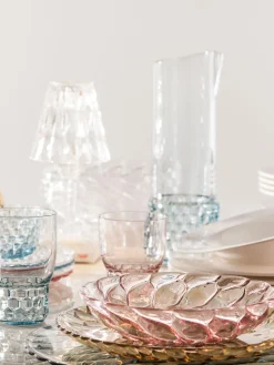 Online Kartell Assiettes creuses avec motif texturé Jellies, 4 pièces Rose pâle