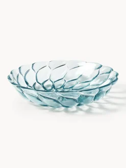 Sale Kartell Assiettes creuses avec motif texturé Jellies, 4 pièces Bleu ciel