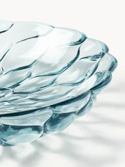 Sale Kartell Assiettes creuses avec motif texturé Jellies, 4 pièces Bleu ciel