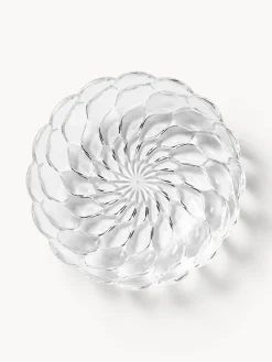 New Kartell Assiettes creuses avec motif texturé Jellies, 4 pièces Transparent
