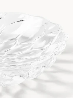 New Kartell Assiettes creuses avec motif texturé Jellies, 4 pièces Transparent