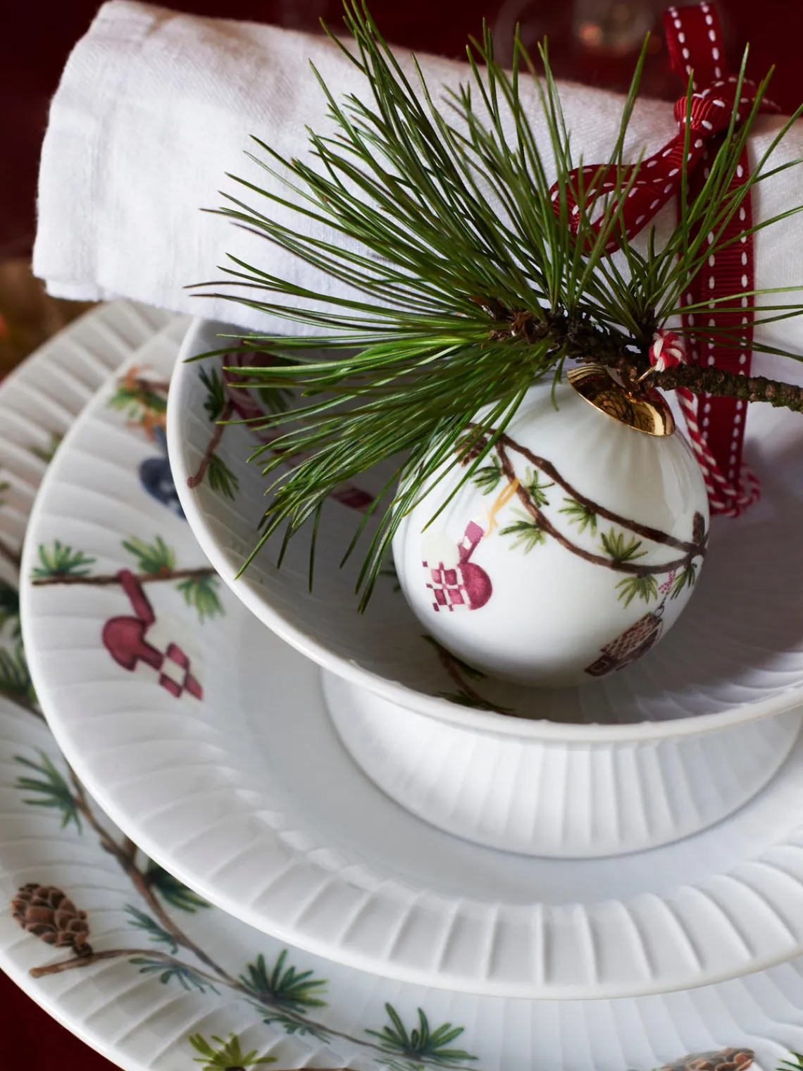 Discount KÄHLER Assiettes creuses en porcelaine Hammershøi, 4 pièces