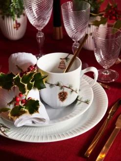 Discount KÄHLER Assiettes creuses en porcelaine Hammershøi, 4 pièces