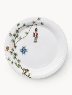 Hot KÄHLER Assiettes de Noël peintes à la main Hammershøi, 4 pièces