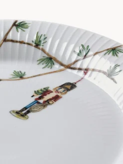 Hot KÄHLER Assiettes de Noël peintes à la main Hammershøi, 4 pièces
