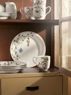 Hot KÄHLER Assiettes de Noël peintes à la main Hammershøi, 4 pièces