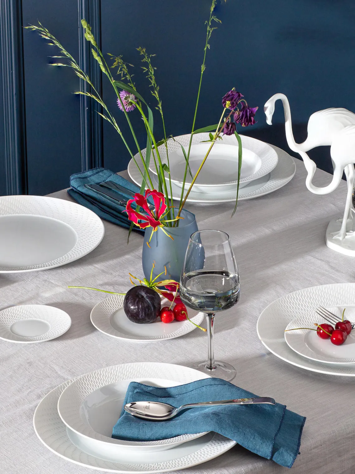 Best Meissen Assiettes plates artisanales en porcelaine No. 41, 2 pièces