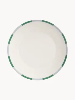 Hot &k Amsterdam Assiettes plates au design de Noël Bliss, 2 pièces Blanc, vert