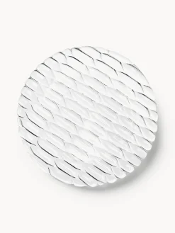 Fashion Kartell Assiettes plates avec motif texturé Jellies, 4 pièces