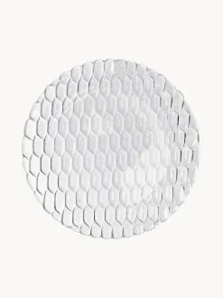 Online Kartell Assiettes plates avec motif texturé Jellies, 4 pièces Transparent