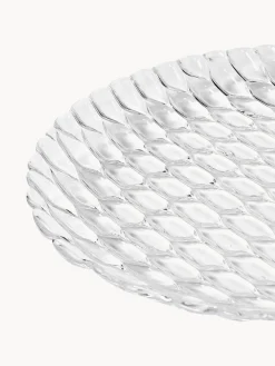 Online Kartell Assiettes plates avec motif texturé Jellies, 4 pièces Transparent