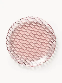Online Kartell Assiettes plates avec motif texturé Jellies, 4 pièces Rose pâle