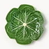 New BORDALLO PINHEIRO Assiettes plates Cabbage, 4 pièces