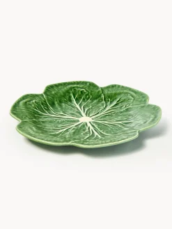 New BORDALLO PINHEIRO Assiettes plates Cabbage, 4 pièces