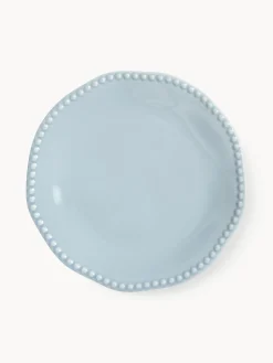 Online &k Amsterdam Assiettes plates en porcelaine Fine Bon Chine Perle, 2 pièces Bleu ciel