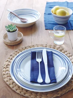 Hot ROYAL DOULTON Assiettes plates en porcelaine Pacific Blue, 6 élém.