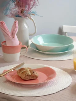Hot ROYAL DOULTON Assiettes plates en porcelaine 1815 Brights, 4 élém.