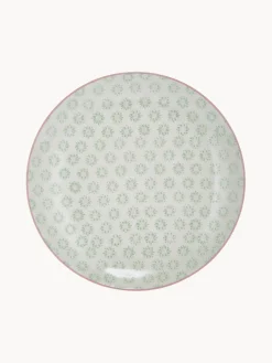 Discount Bloomingville Assiettes plates peintes à la main Patrizia, 3 élém.