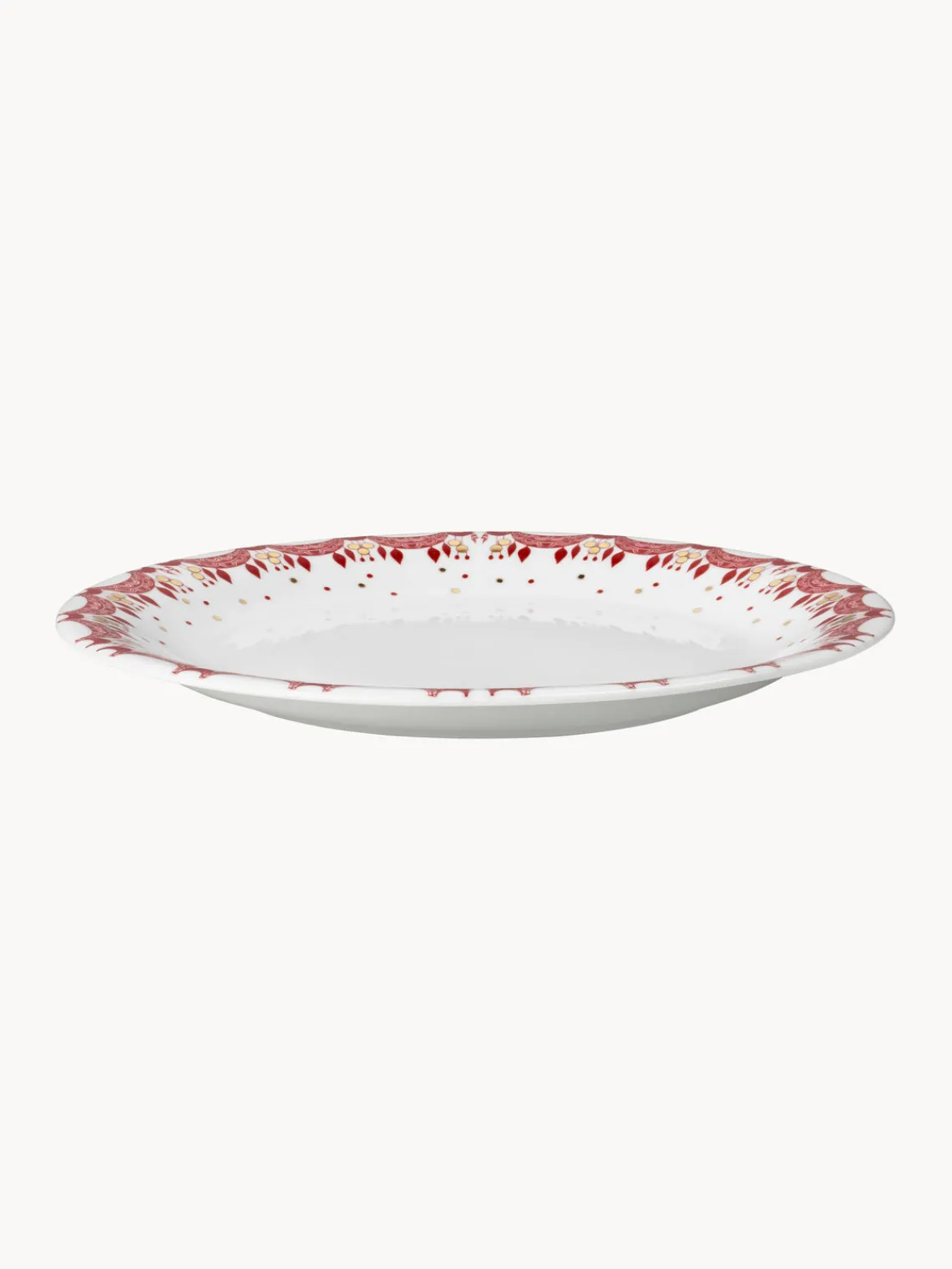 Fashion Bjørn Wiinblad Assiettes plates peintes à la main Guirlande, 4 pièces