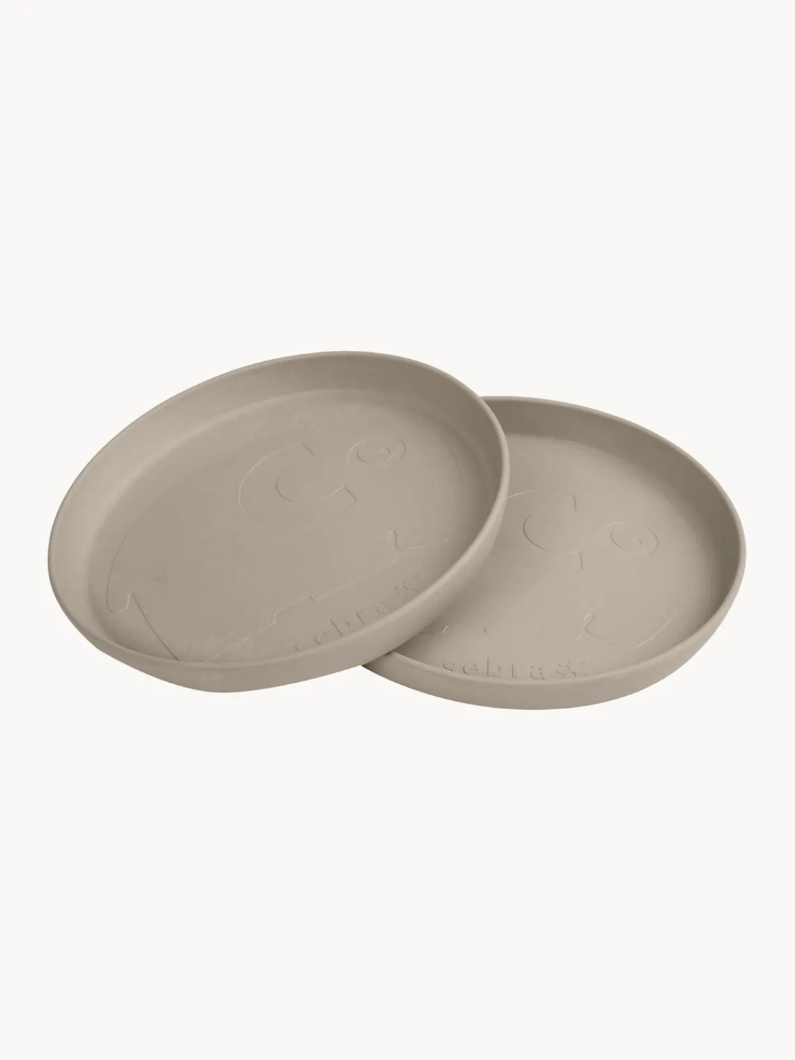 Discount Sebra Assiettes pour enfant Mums, 2 pièces Beige