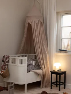 Clearance Sebra Baldaquin en coton bio Stars Pêche