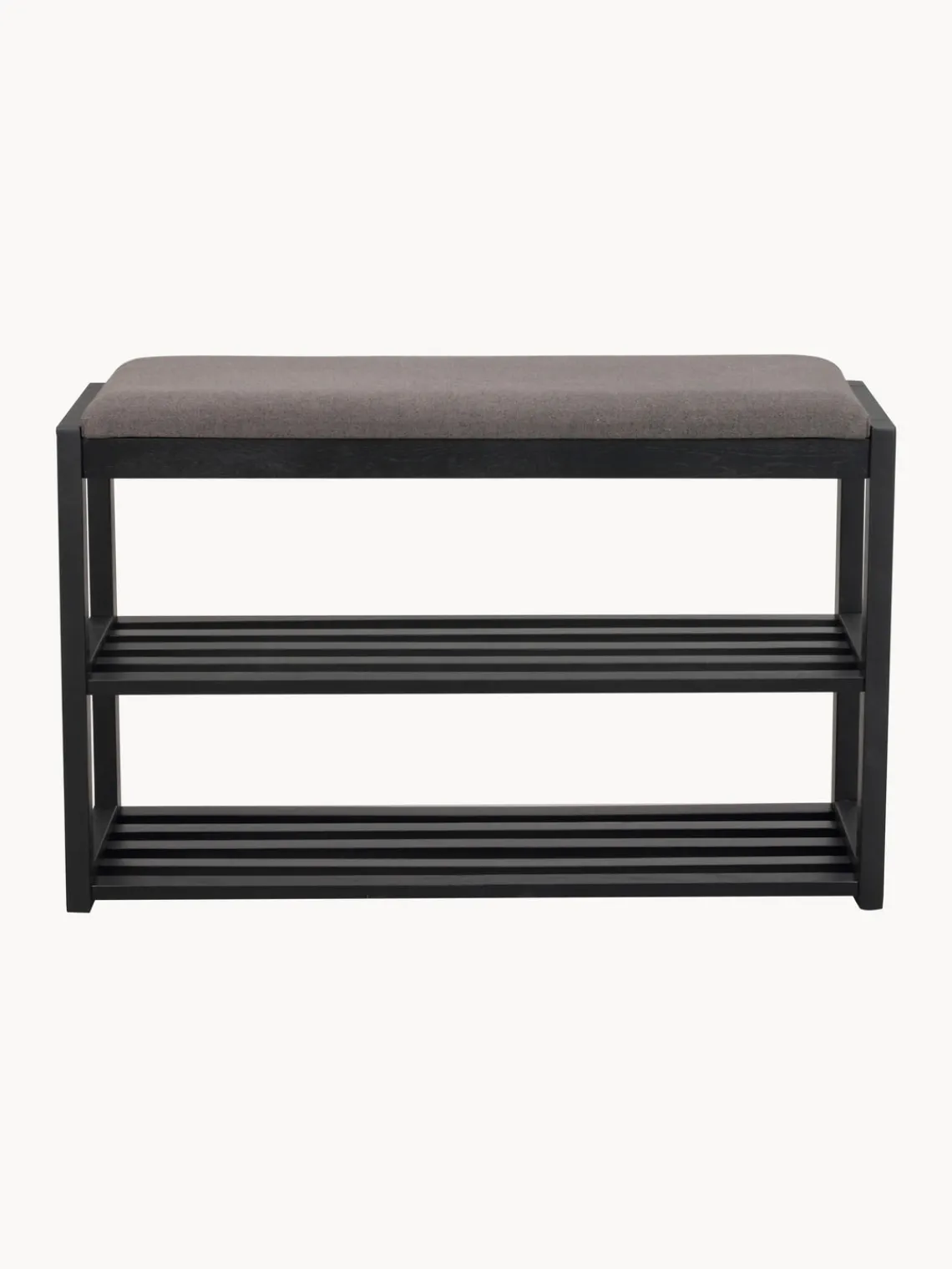 Sale Rowico Banc avec rangement en chêne Confetti Noir, gris foncé