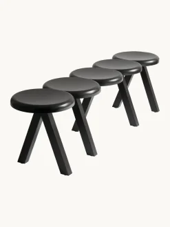 Clearance Driade Banc de bois de chêne Millepiedi Bois de chêne, noir laqué