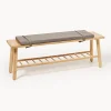 Best Bloomingville Banc en bois d'hévéa Linde