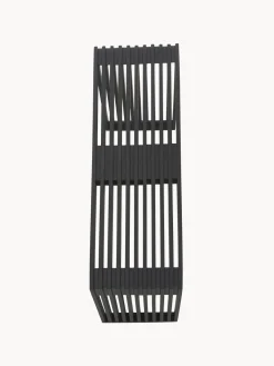 Outlet Cinas Banc en bois massif Rib Acajou noir laqué