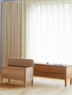 Discount Form & Refine Banc en avec espace de rangement A Line Chêne