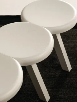 Hot Driade Banc en chêne Millepiedi Chêne blanc laqué