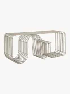 Hot AYTM Banc en métal Curva Grège, mat