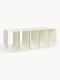 Clearance Kristina Dam Banc en métal Curved Beige clair
