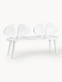Sale Nofred Banc pour enfants en bois de chêne Mouse Blanc