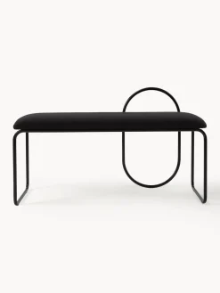 Sale AYTM Banc rembourré Angui Tissu noir