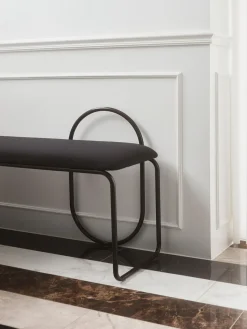 Sale AYTM Banc rembourré Angui Tissu noir