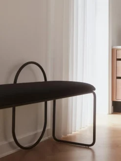 Sale AYTM Banc rembourré Angui Tissu noir